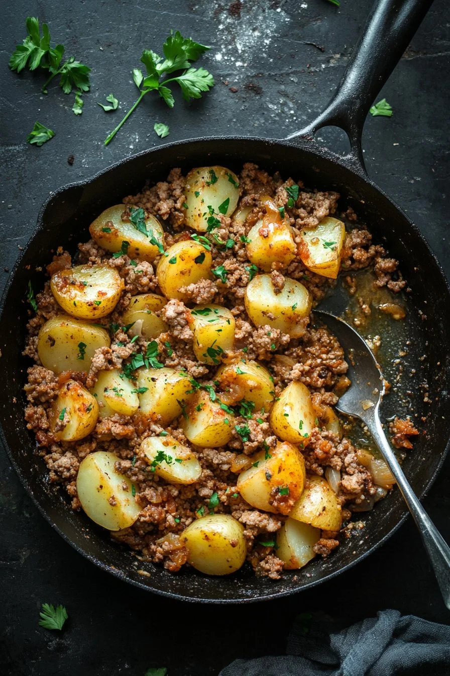 Ground Turkey with Potatoes