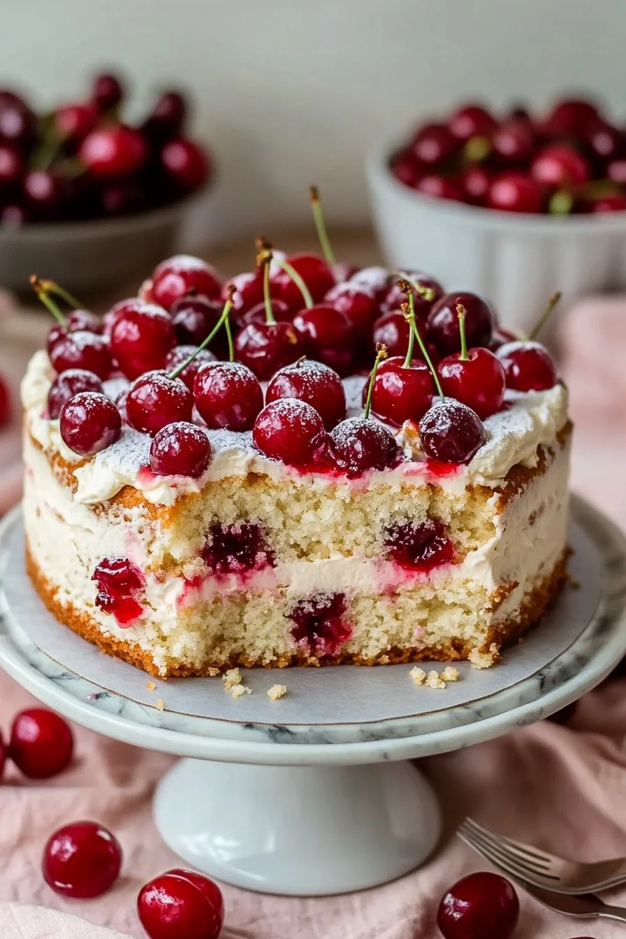 Irresistible Cherry Cake