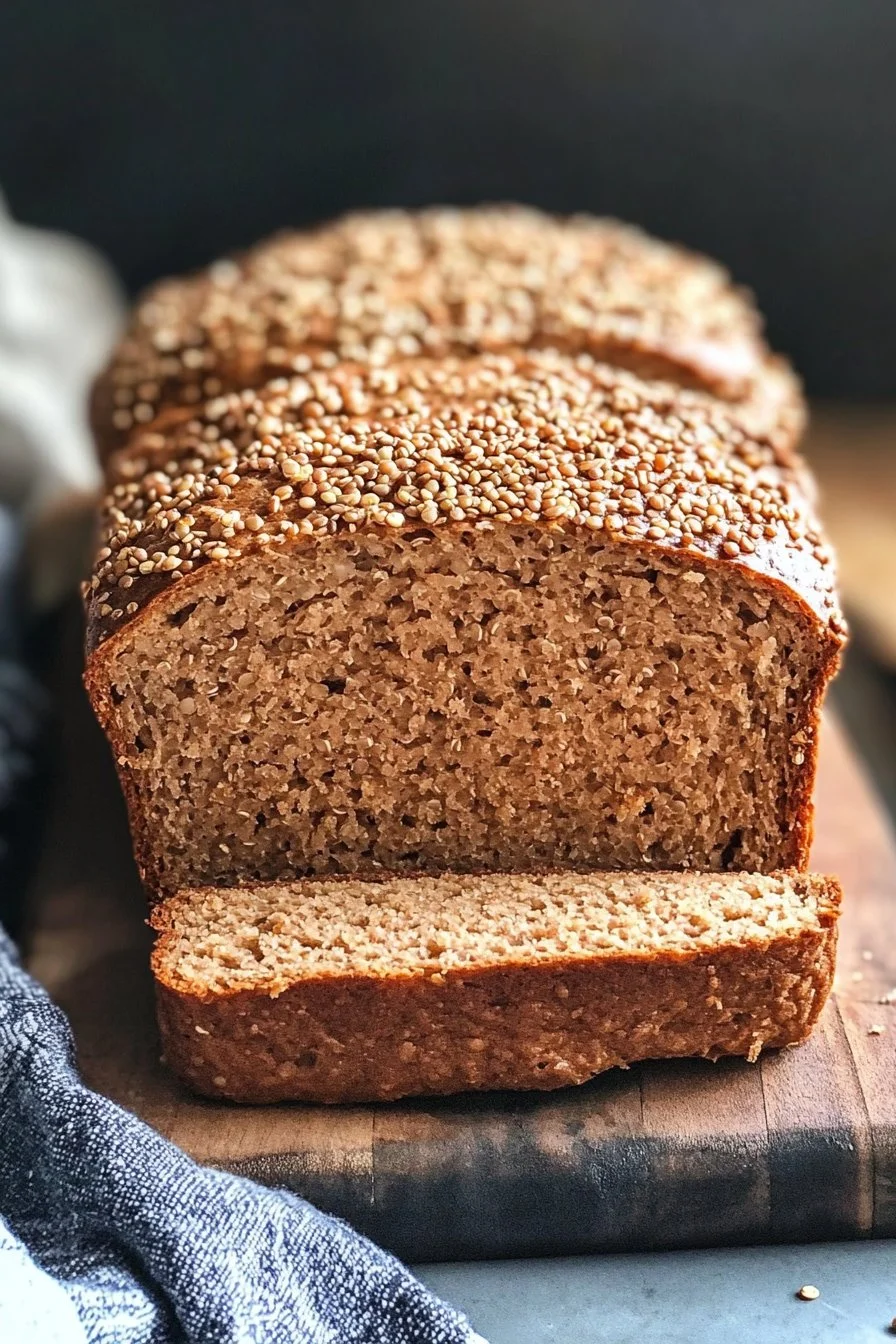 Gluten-Free Red Lentil Quinoa Bread