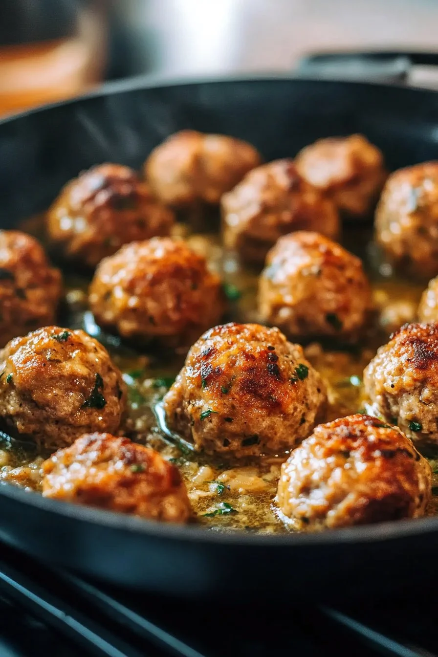 Amazing Keto Turkey Meatballs in a Creamy Sauce