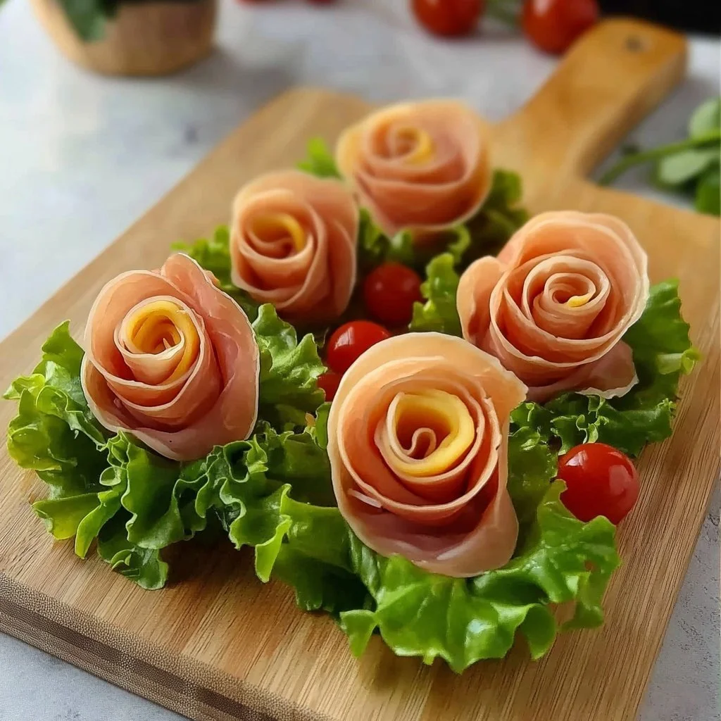 Emmental Prosciutto Bites arranged beautifully, perfect for appetizers
