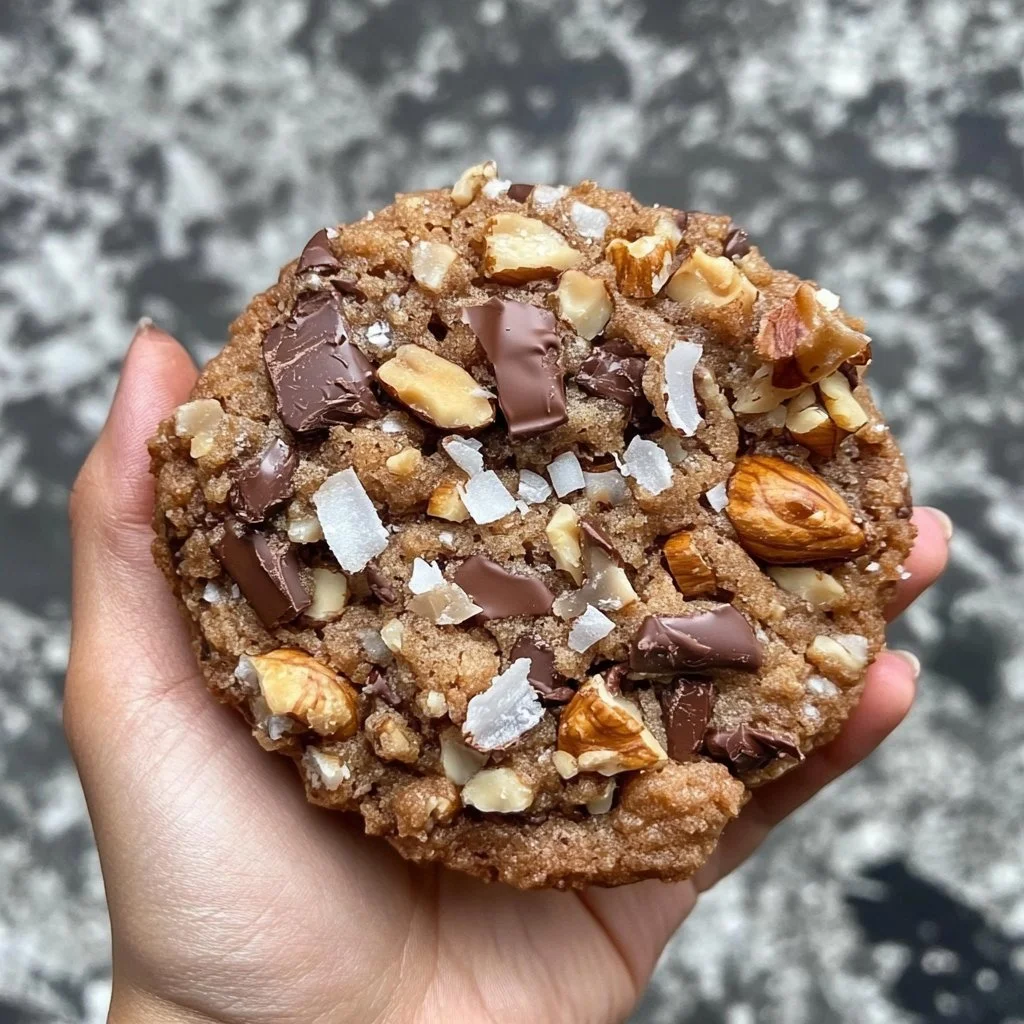 Plate of gluten-free vegan cookies, delicious and healthy dessert option.