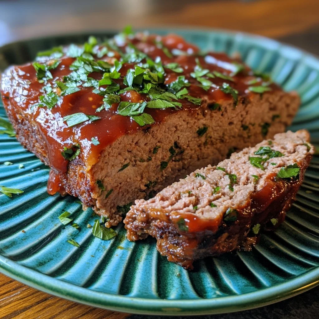 Grain-free meatloaf recipe suitable for Paleo and Keto diets