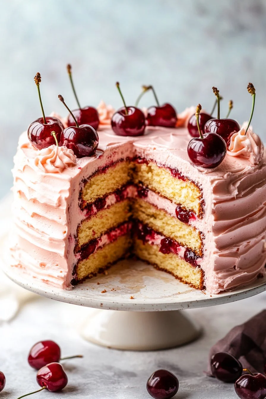 Irresistible Cherry Cake