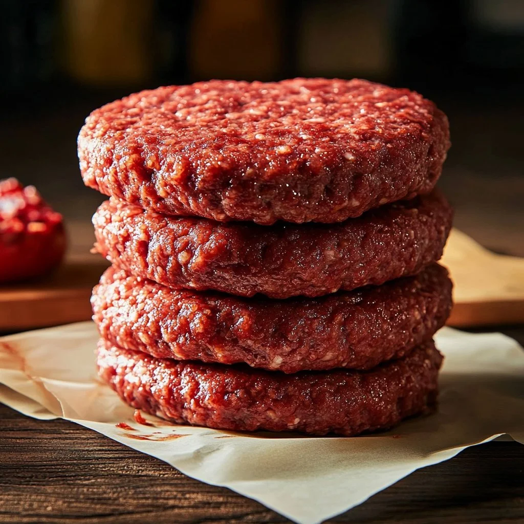 A delicious homemade hamburger with fresh vegetables and a grilled patty.