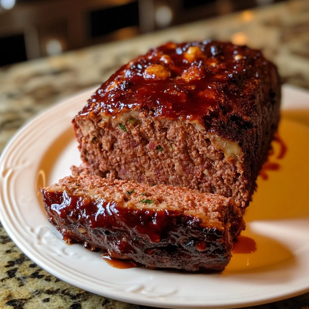 Deliciously juicy carnivore meatloaf served with sides