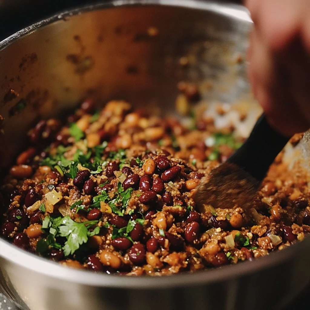 Homemade Kidney Bean Burgers served with fresh toppings and sides.