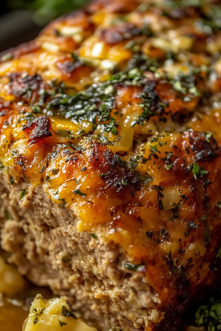 Garlic Butter Turkey Meatloaf