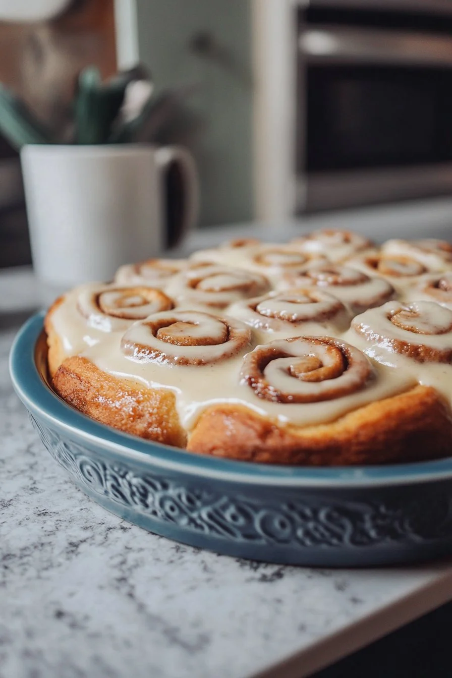 Bread Machine Cinnamon Rolls with Cream Cheese Frosting