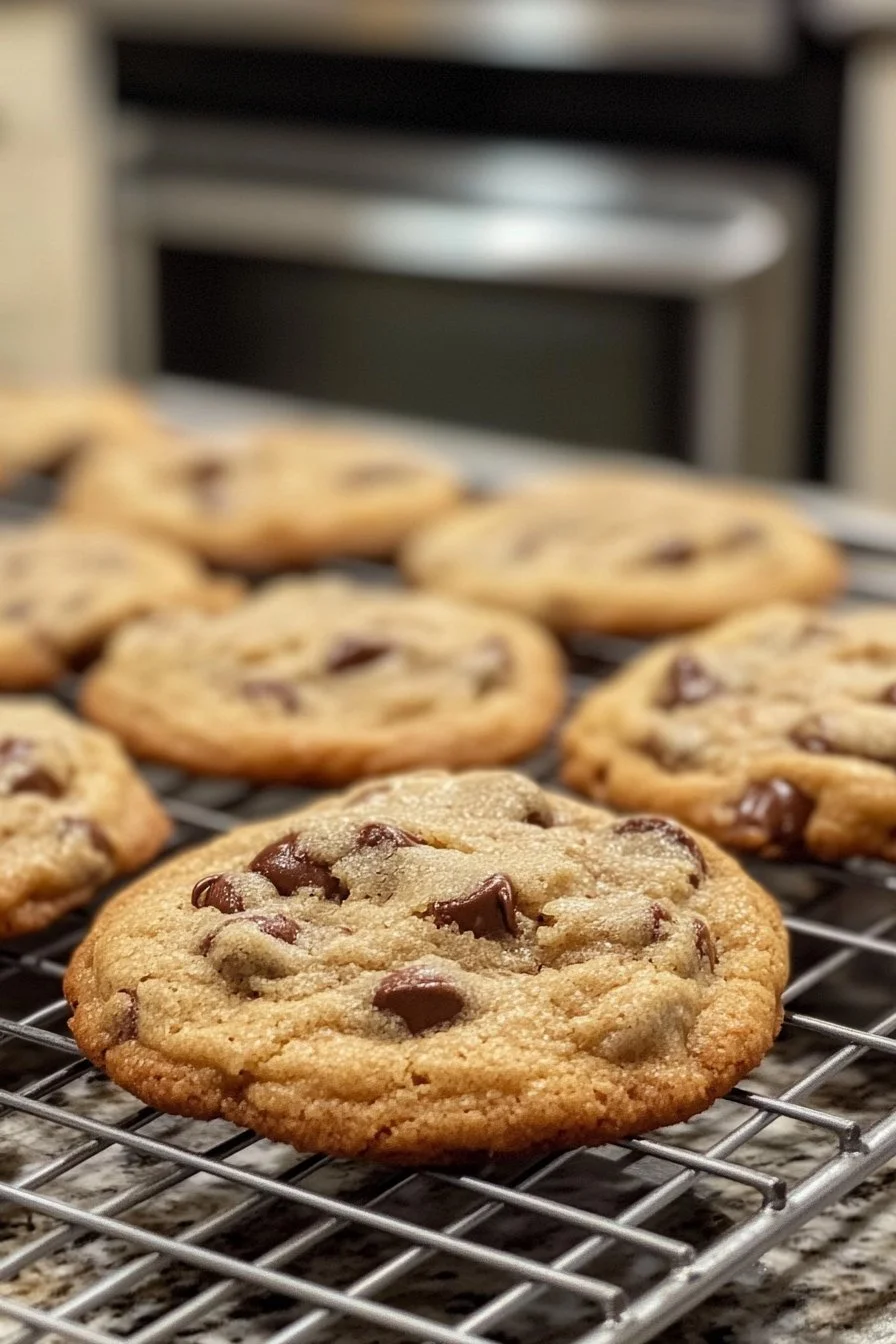Brown Butter Sourdough Discard Chocolate Chip Cookies