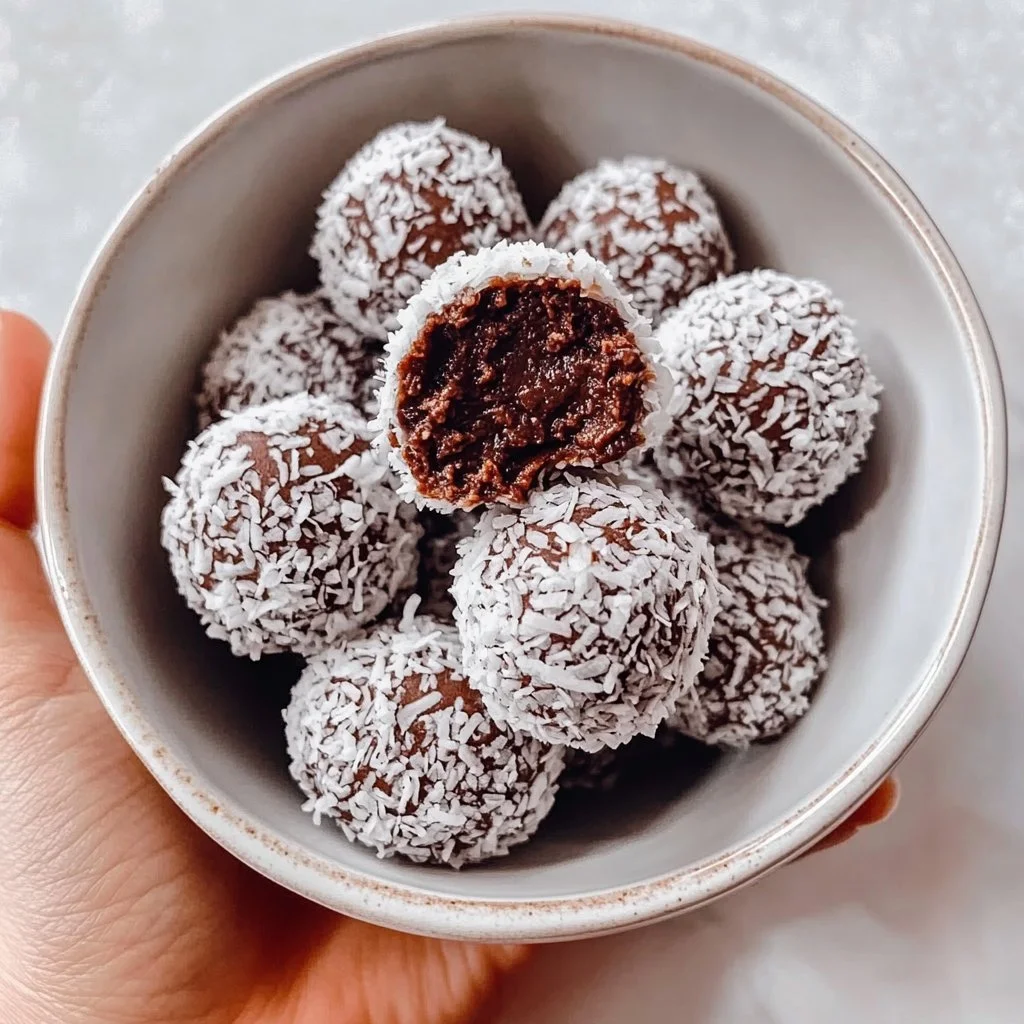 Healthy chocolate protein balls for a nutritious snack
