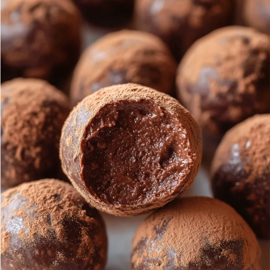 Delicious healthier Nutella protein balls ready to enjoy as a nutritious snack.