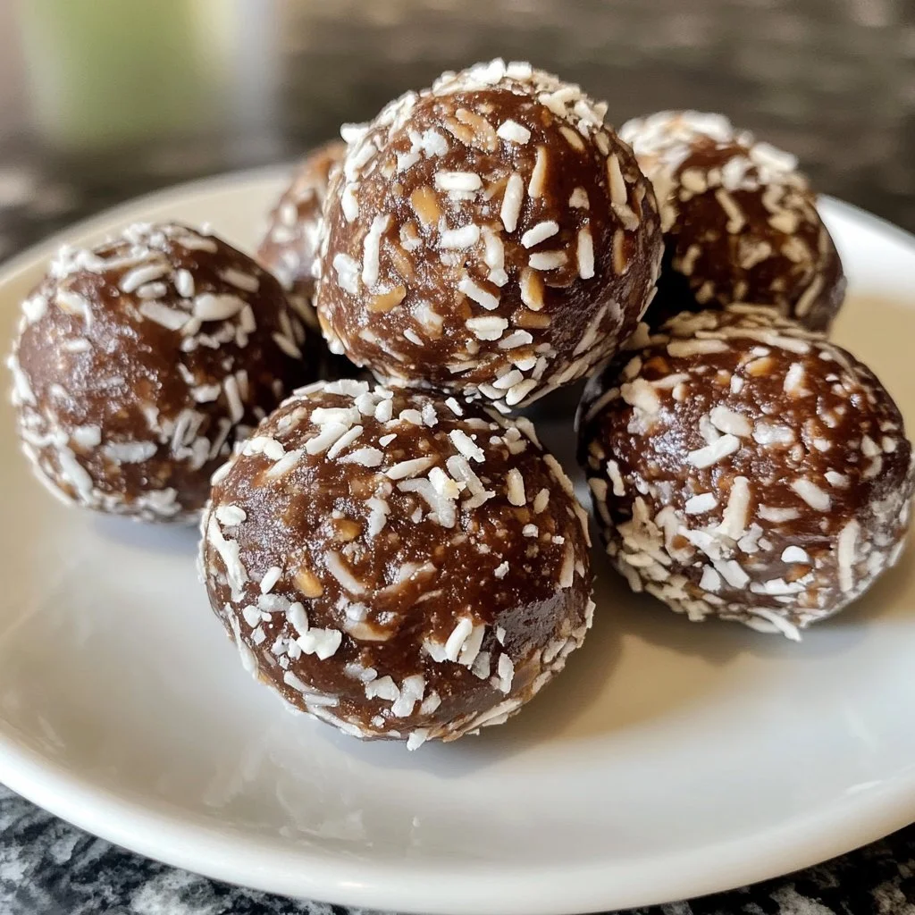 Healthy chocolate energy date balls recipe for nutritious snacking