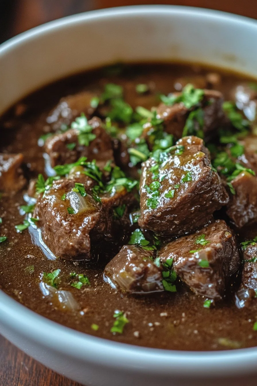 Hearty Comfort Slow Cooker Beef Manhattan