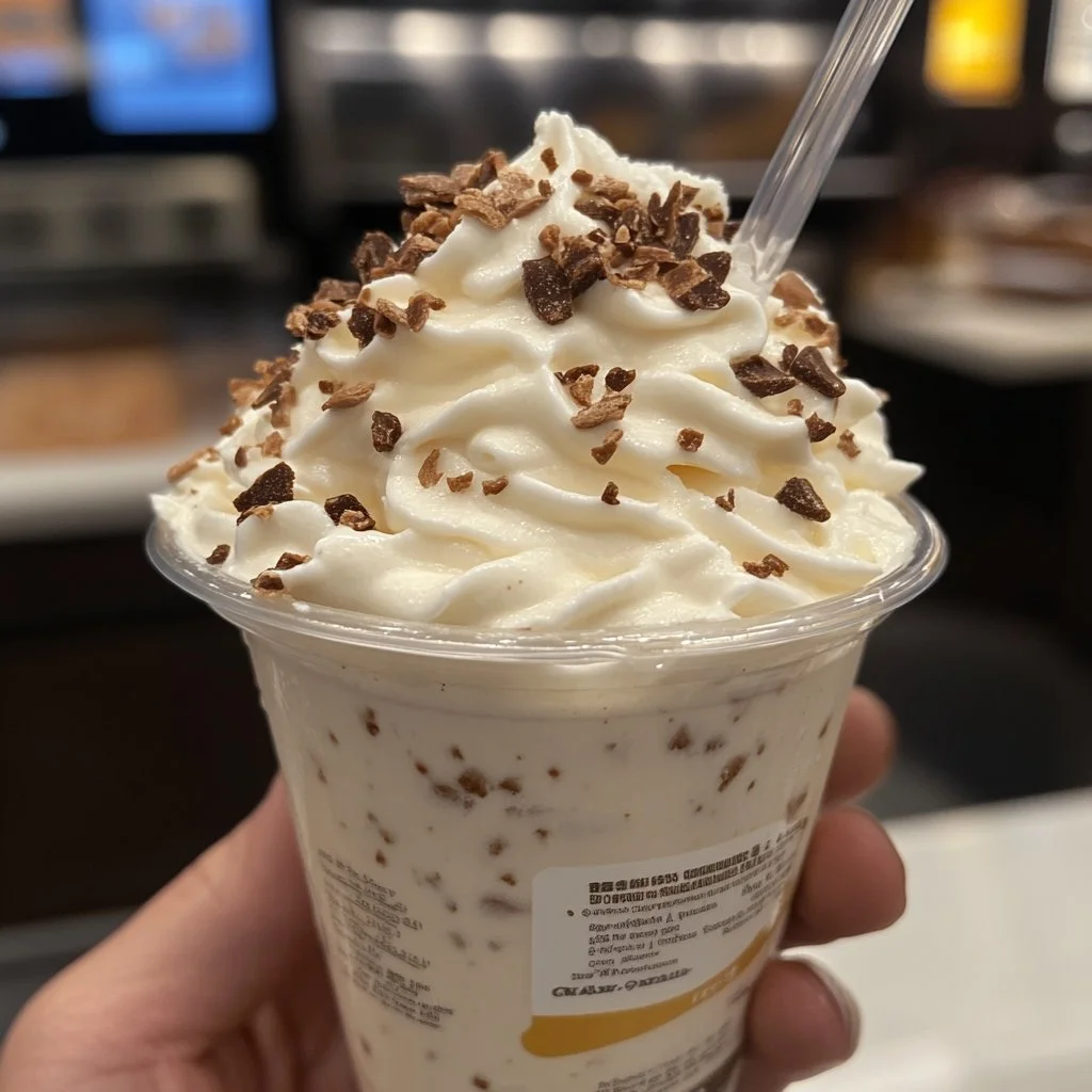 Ninja Creami McFlurry imitation dessert with toppings