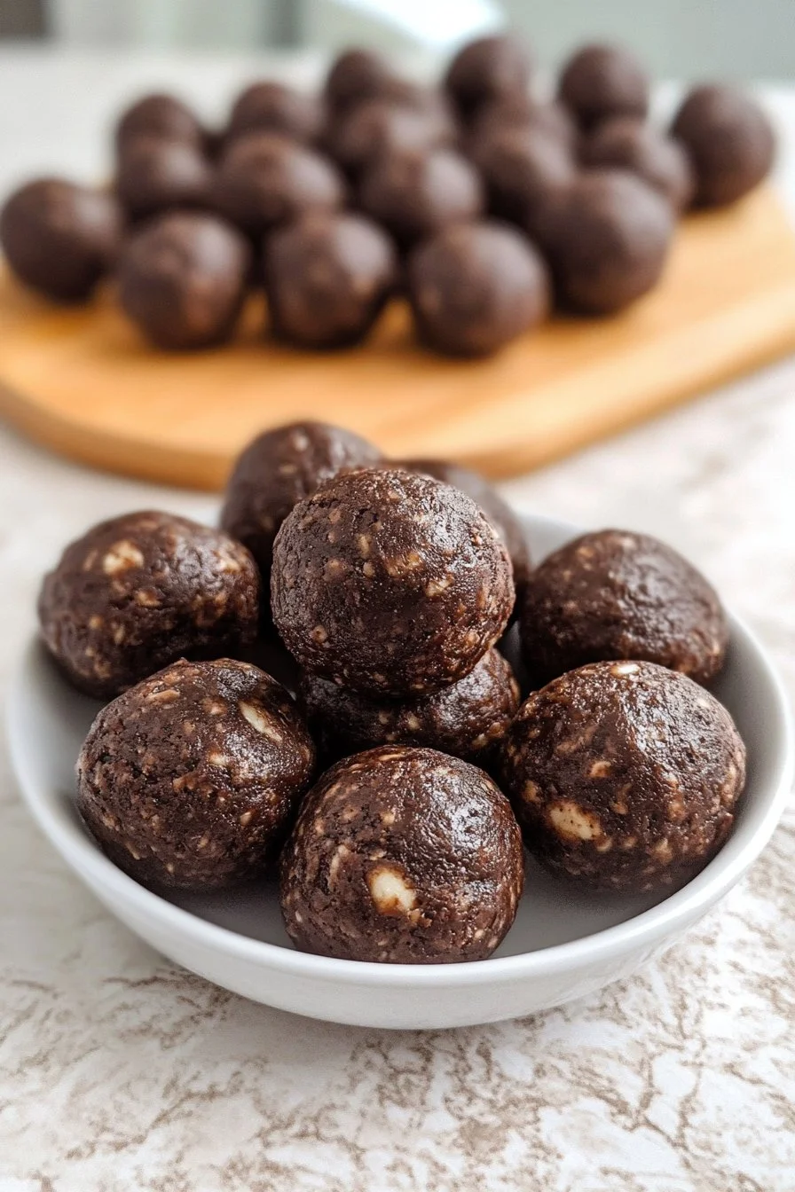 Ooey Gooey Brownie Batter Protein Balls