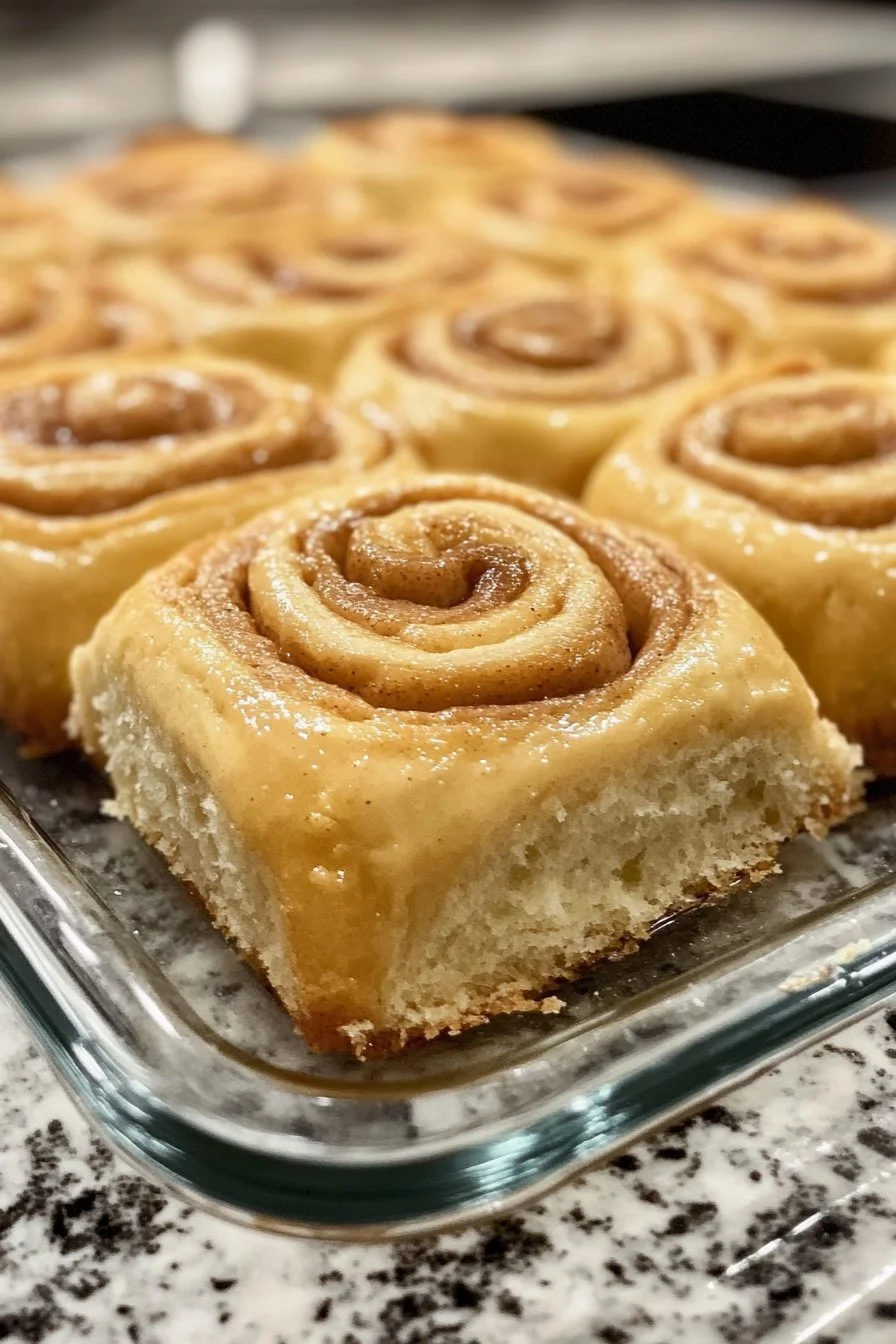 Overnight Pillowy Sourdough Cinnamon Rolls