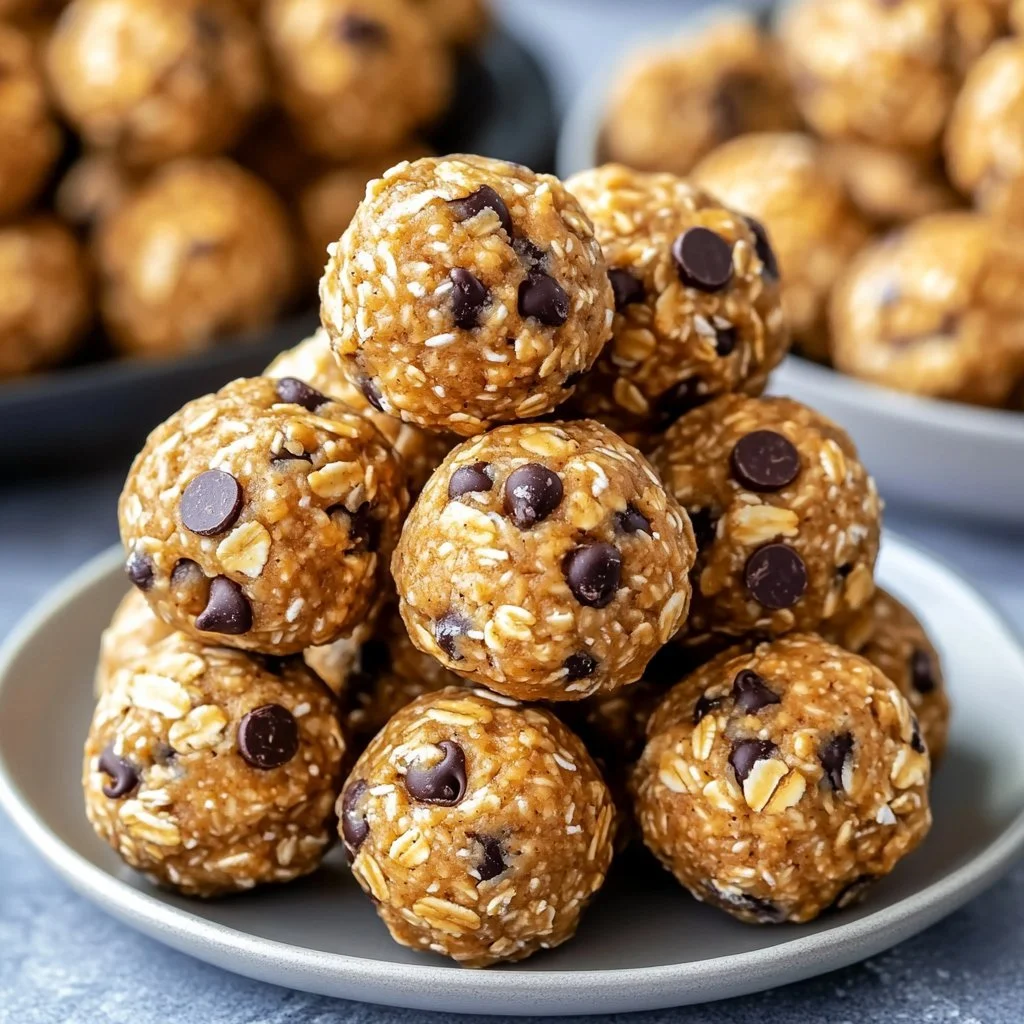 Delicious homemade Peanut Butter Energy Balls packed with nutrients and flavor.
