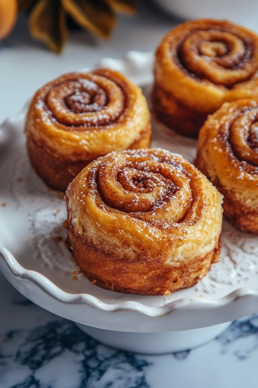 Pumpkin Sourdough Cinnamon Rolls