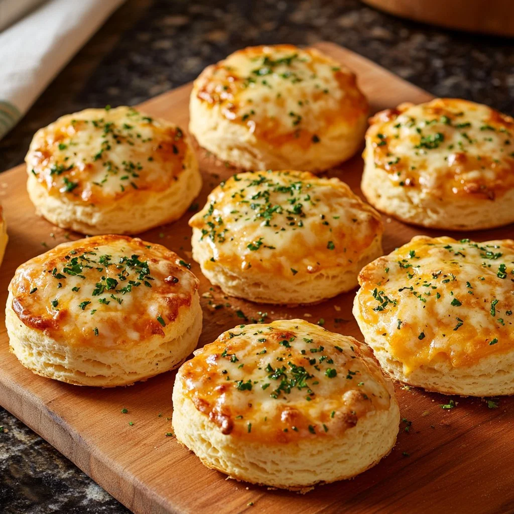 Delicious homemade Red Lobster cheddar biscuits fresh out of the oven