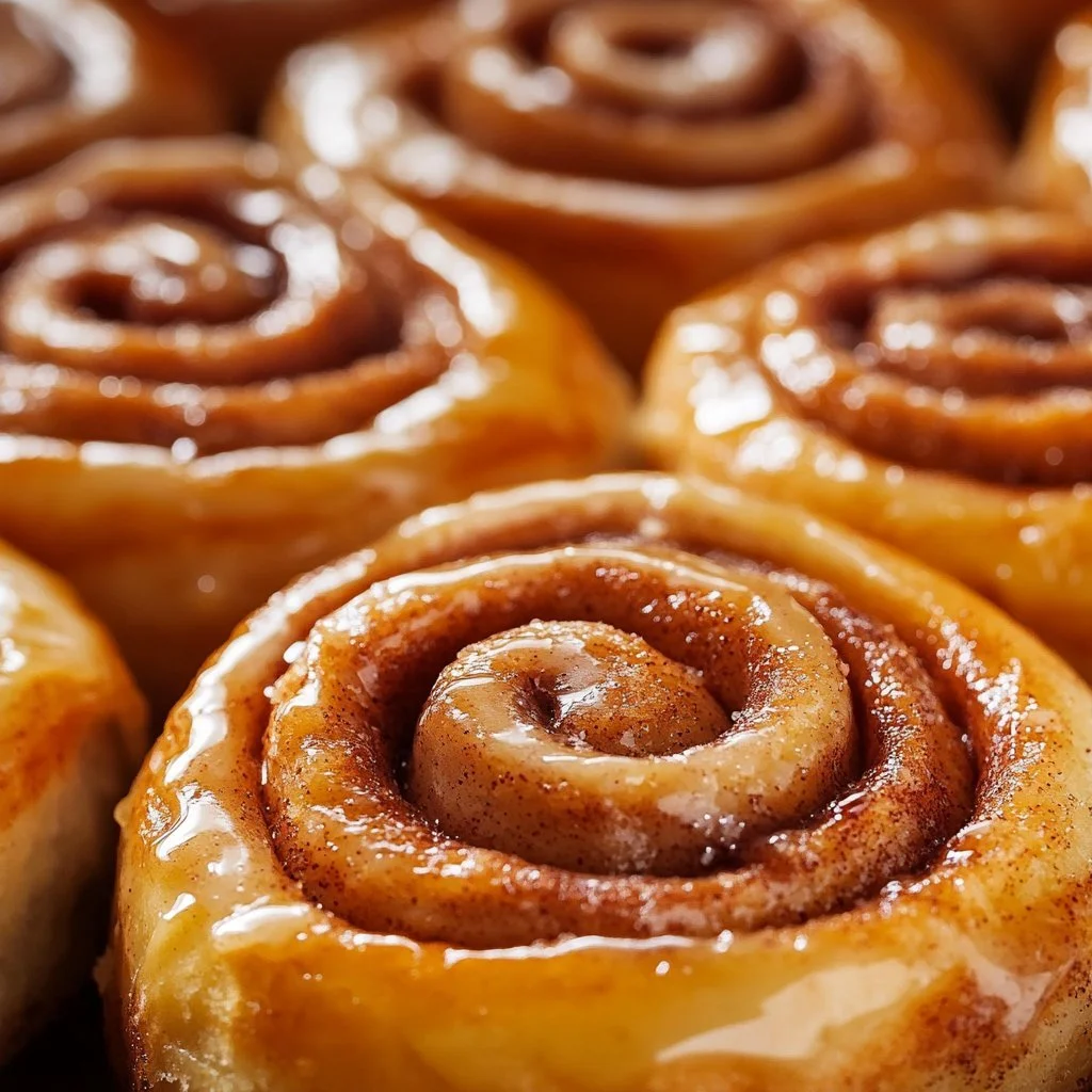 Homemade simple and easy cinnamon rolls fresh out of the oven