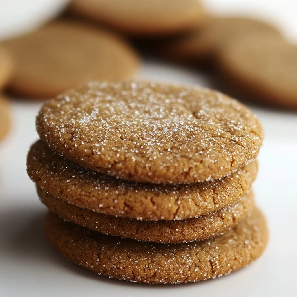 Soft and tasty sourdough gingerbread cookies on a festive plate