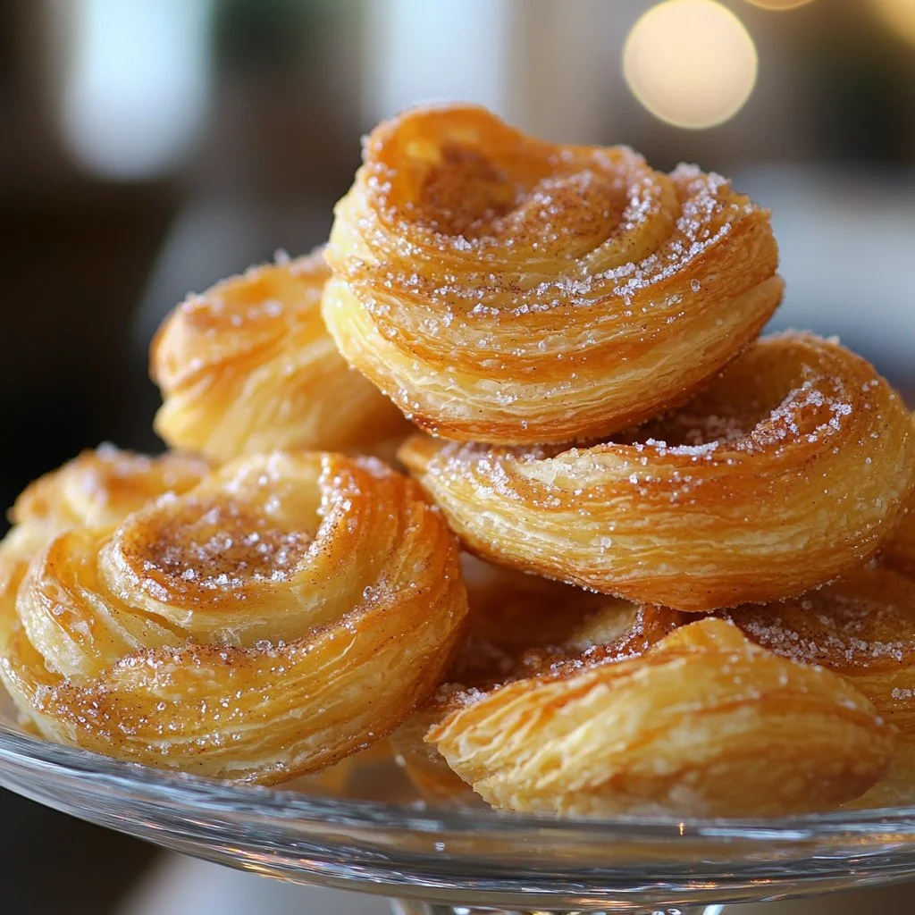 Sourdough discard cinnamon sugar crisps baked to perfection.