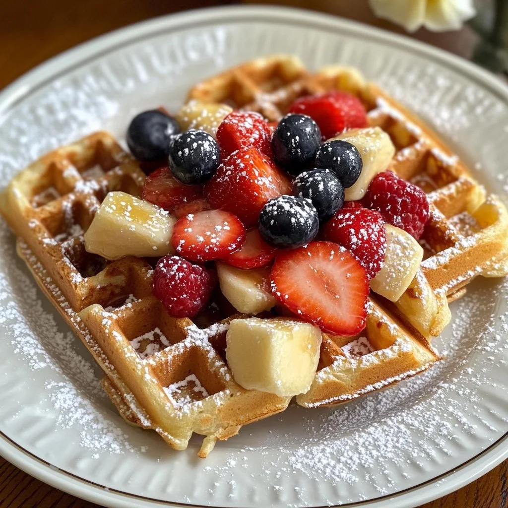Delicious fluffy waffles from the best waffle recipe