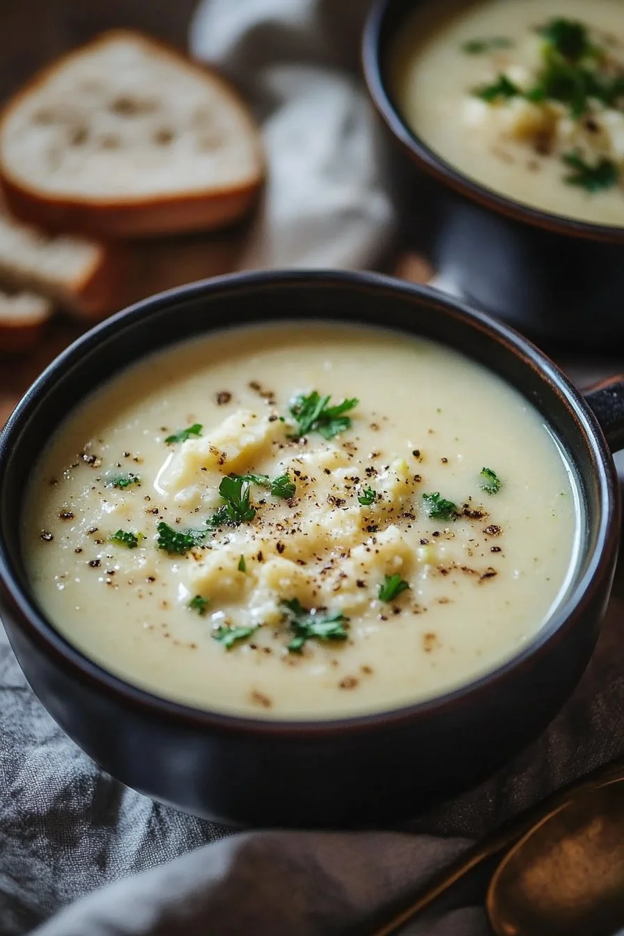 Broccoli, Cauliflower and Cheese Soup