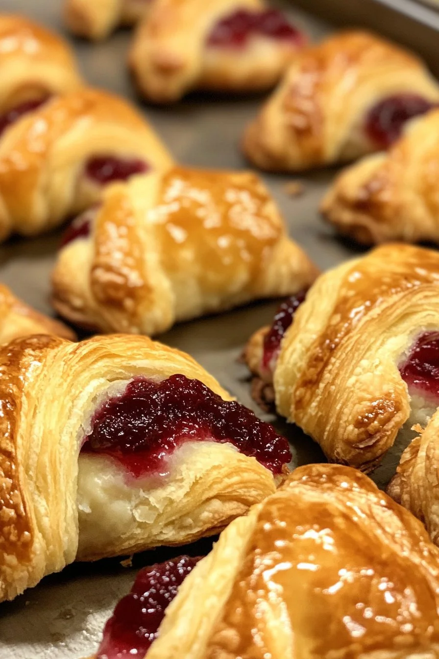 Cranberry Cream Cheese Crescent Bites