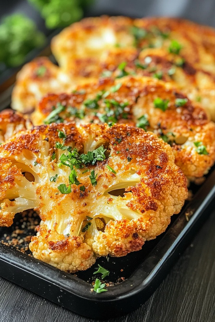 Crispy Baked Cauliflower Steaks