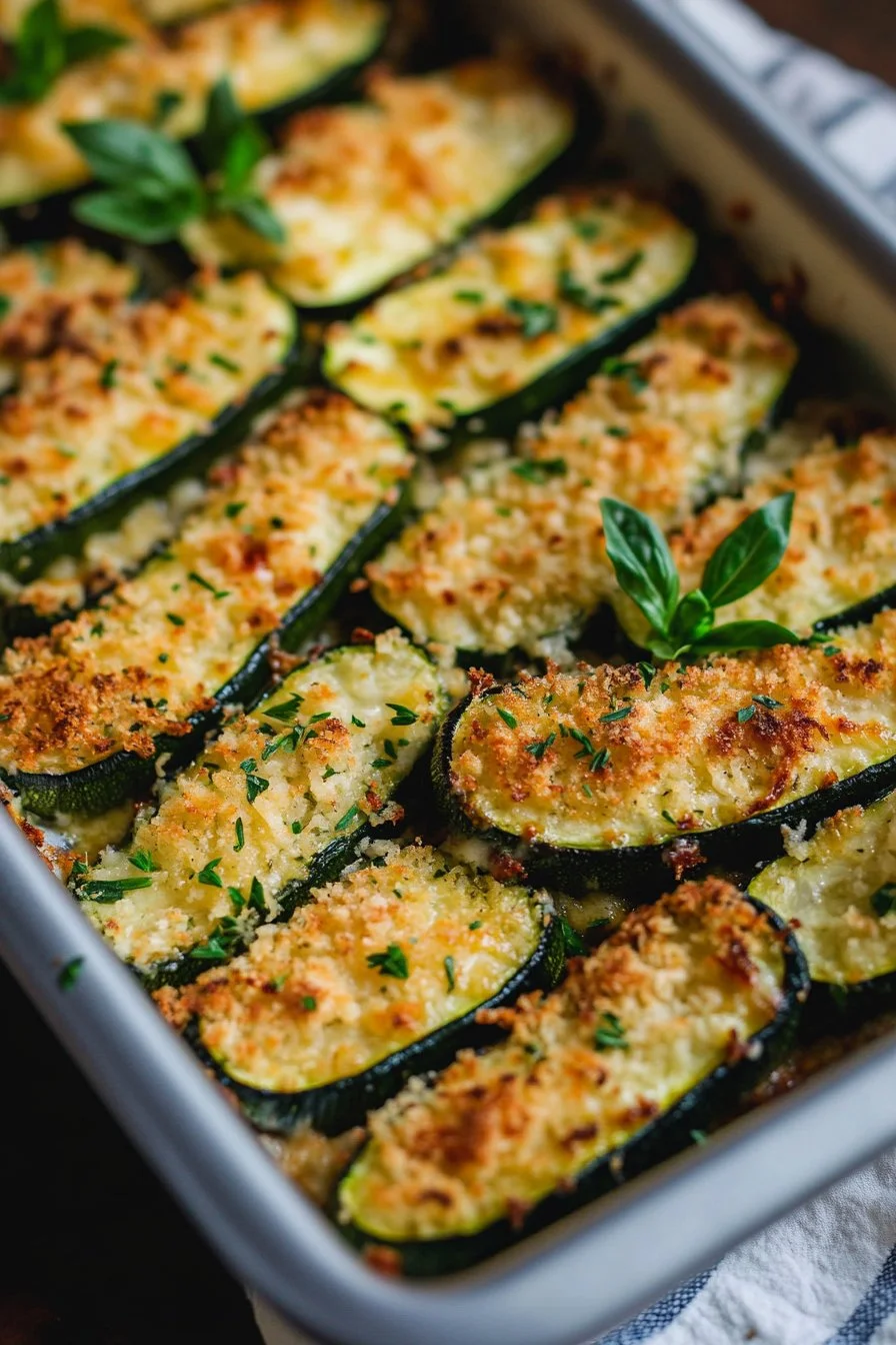 Crispy Baked Parmesan Zucchini