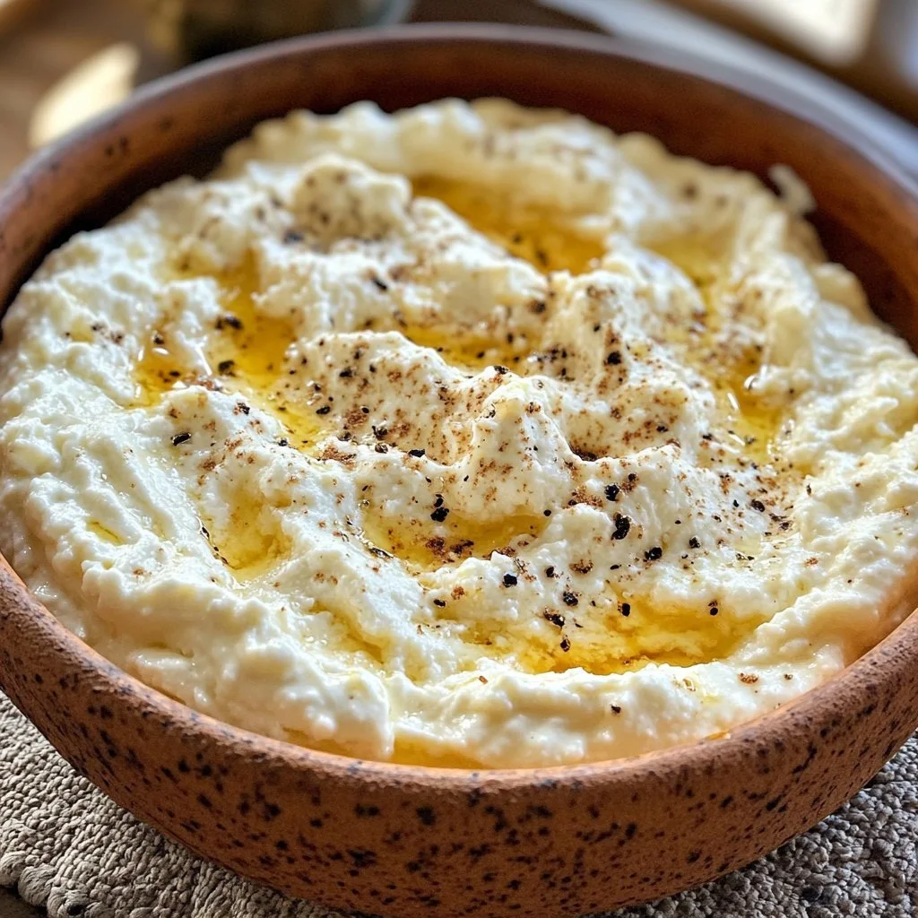 Creamy ricotta dip topped with hot honey served with fresh vegetables and crackers.