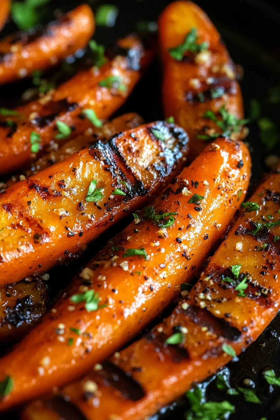 Grilled and Glazed Carrots
