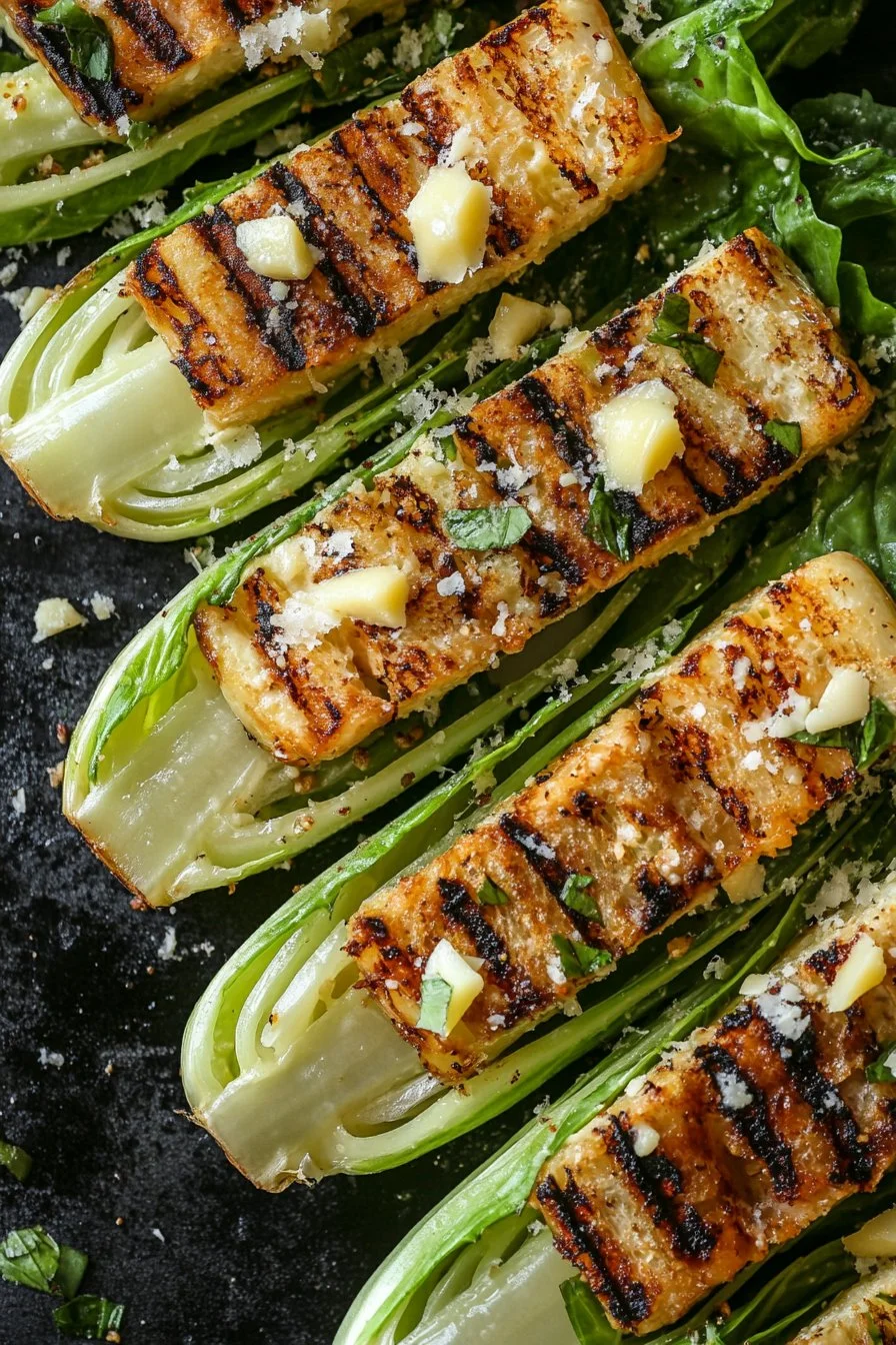 Grilled Romaine Caesar Salad