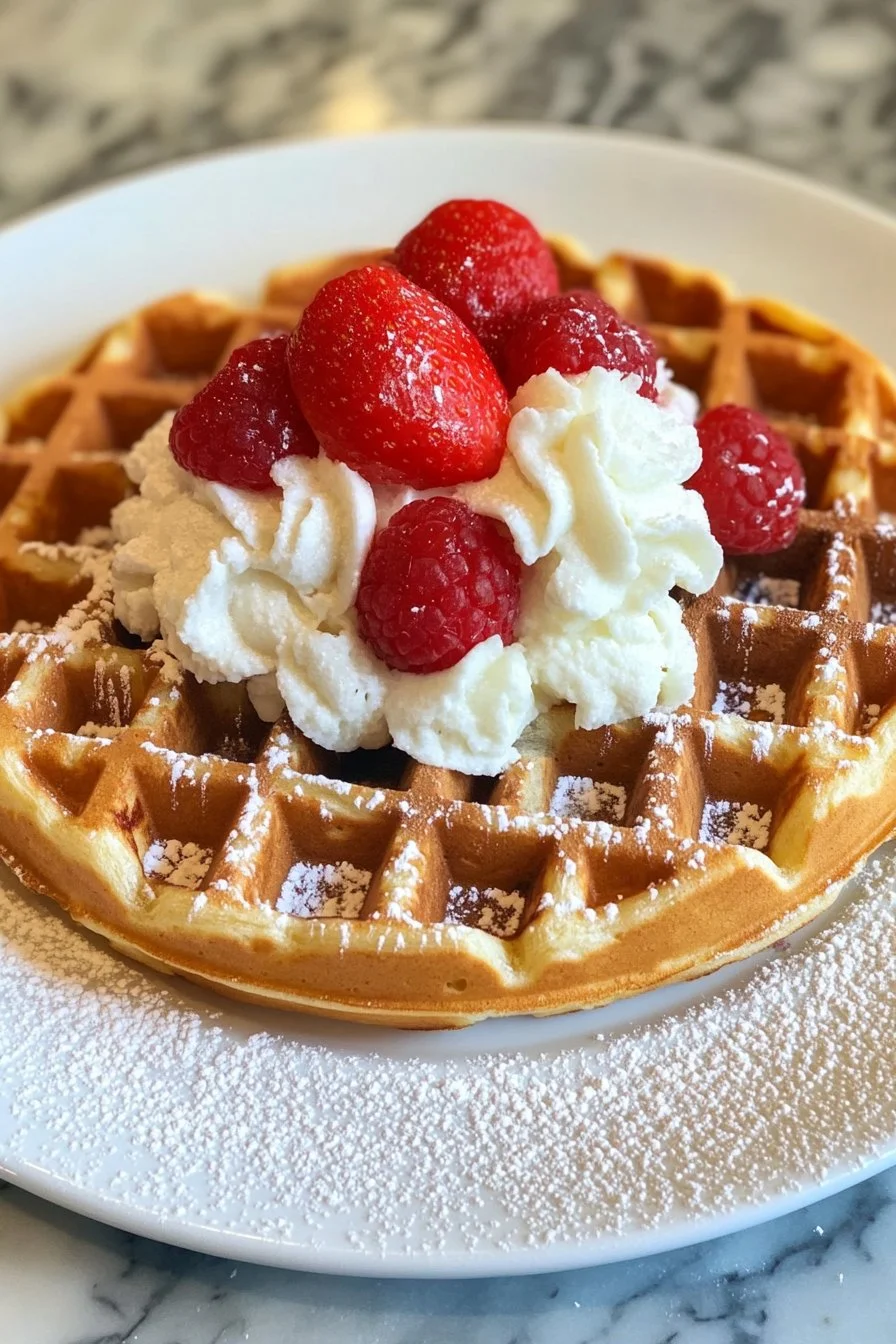Homemade Belgian Waffle Recipe