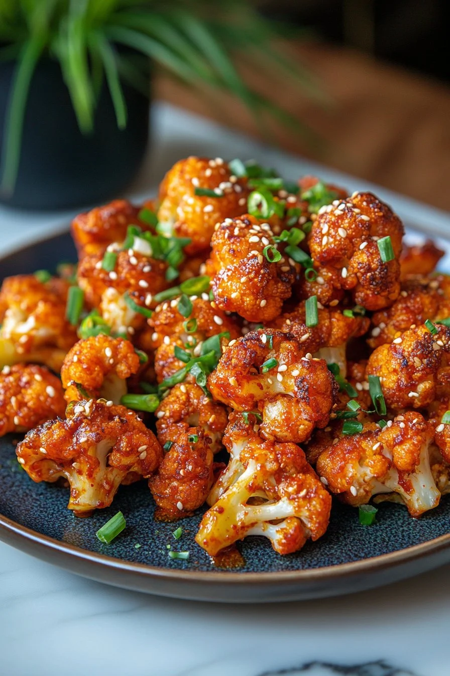Korean Baked Cauliflower