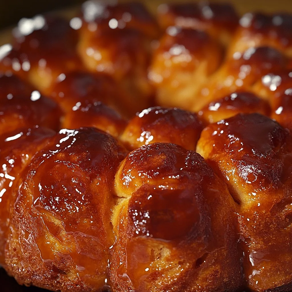 Delicious overnight sourdough monkey bread recipe for a delightful breakfast.