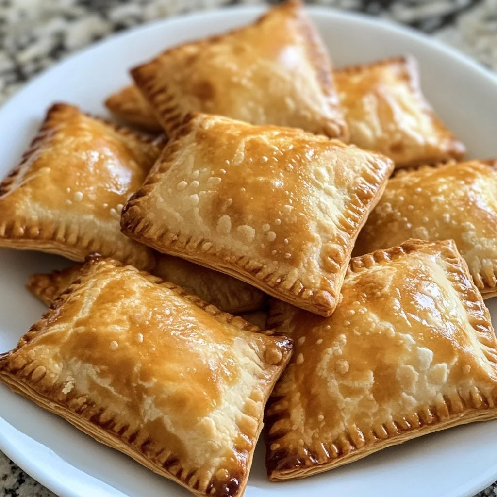 Delicious Puerto Rican quesitos cream cheese pastries on a plate