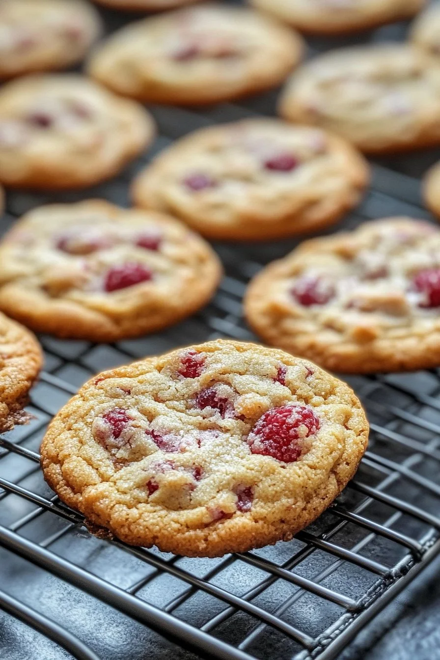 Sourdough Raspberry Cookies