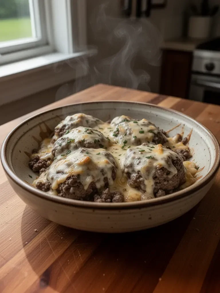 Amish Hamburger Steak Bake