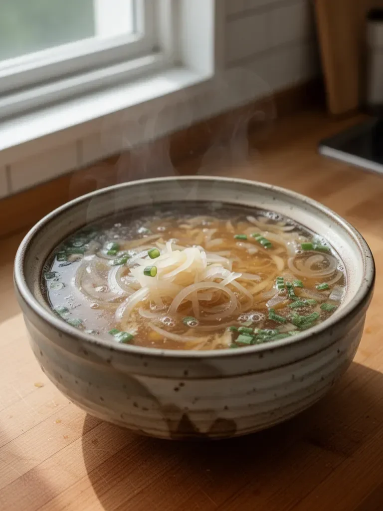 Authentic Japanese Onion Soup
