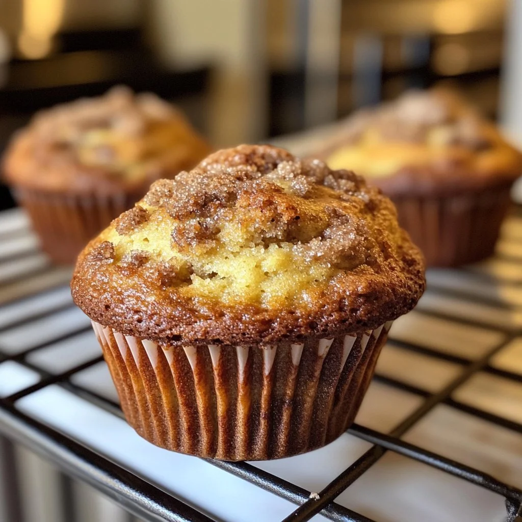 Delicious homemade Banana Bread Muffins fresh out of the oven