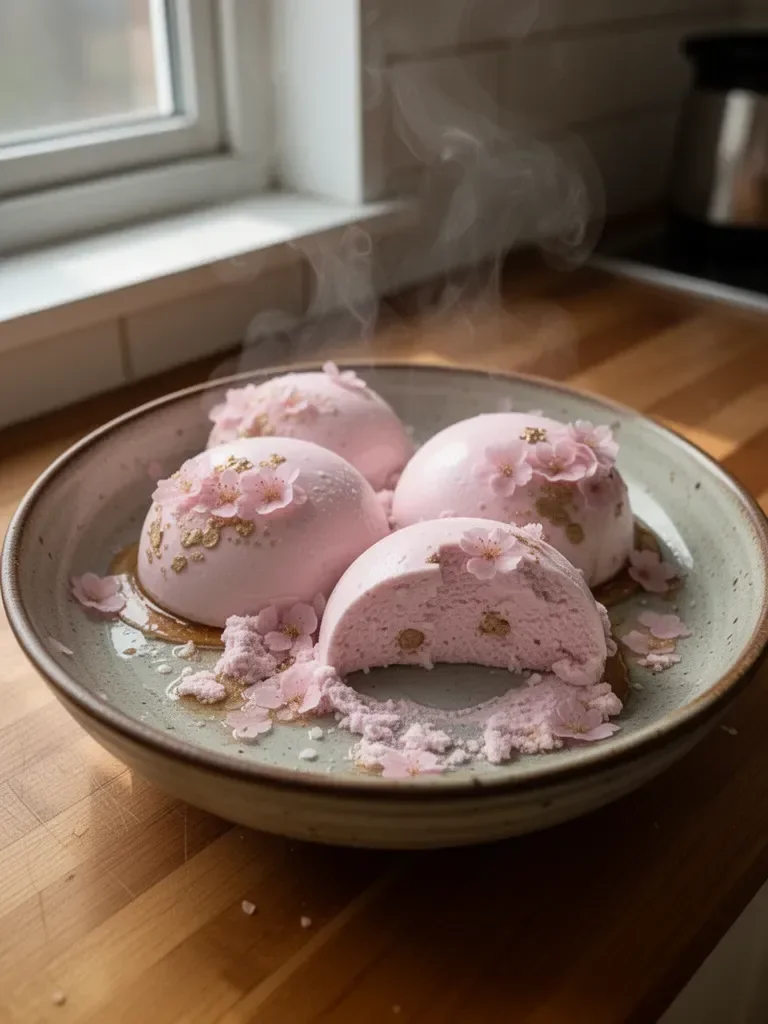 Cherry Blossom Mousse Domes