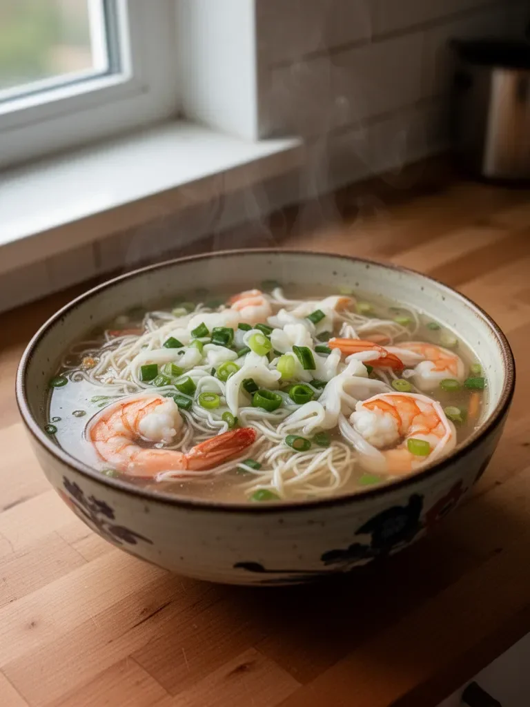 Chinese Shrimp Noodle Soup