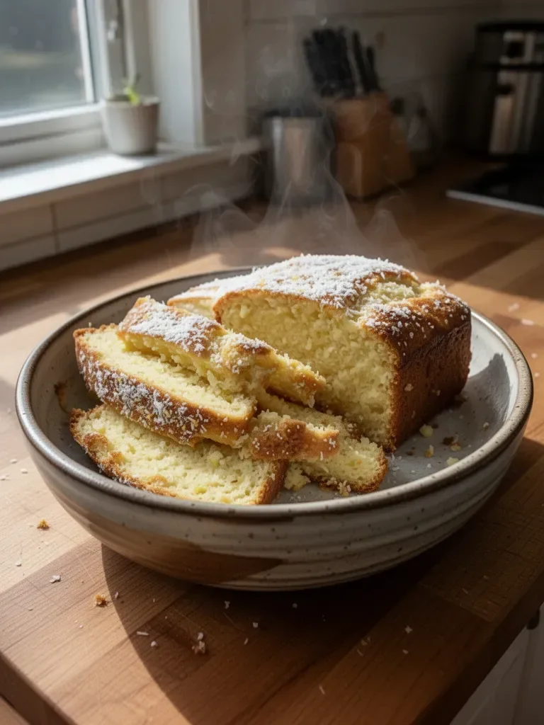 Coconut Lemon Loaf Cake