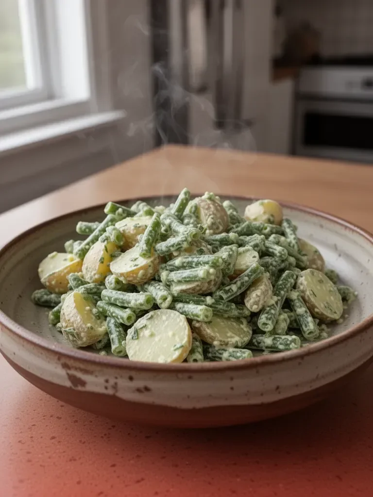 Creamy Green Bean Potato Salad