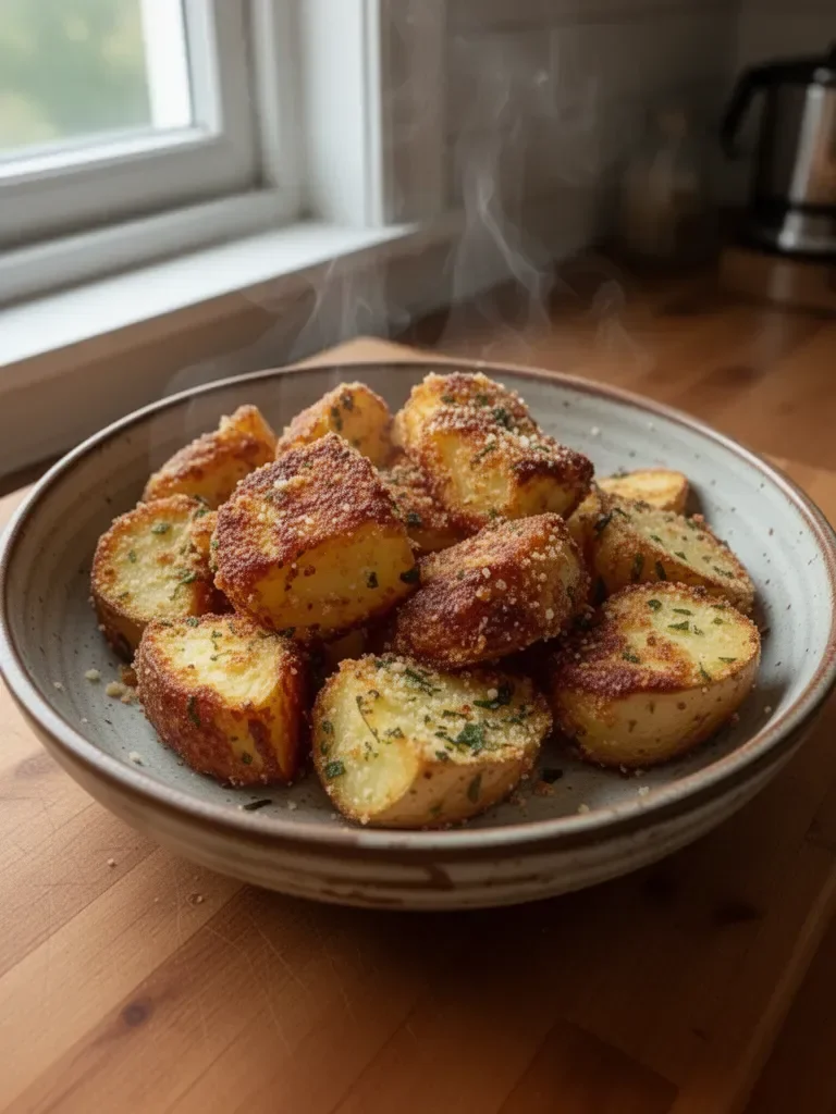 Crispy Parmesan Potatoes