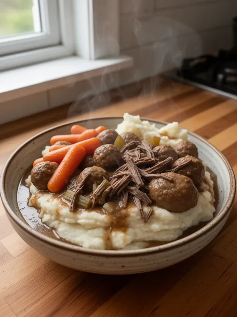 Easy Frozen Meatball Pot Roast