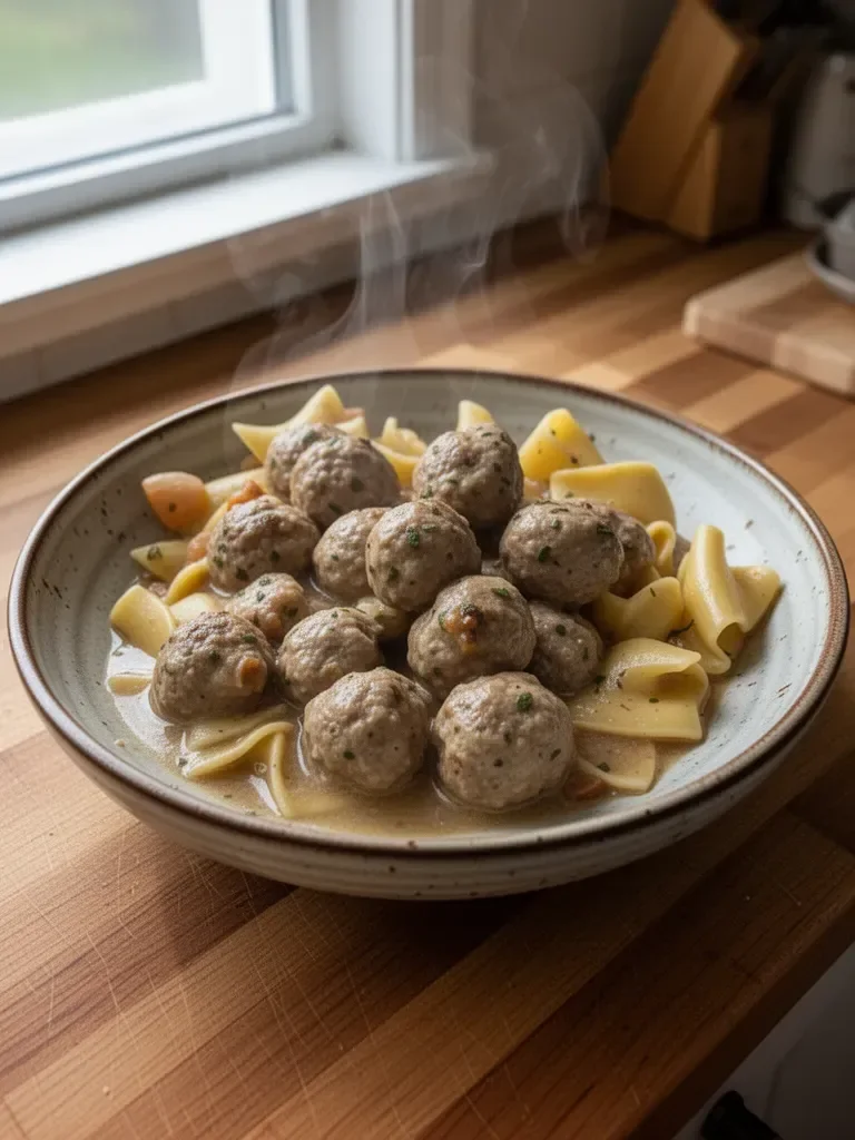 Easy Swedish Meatballs Crockpot Recipe